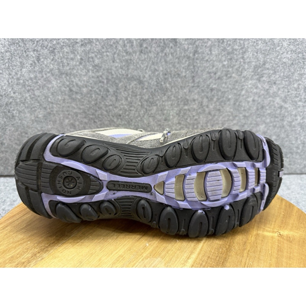 Merrell Women's Taupe and Lavender Hiking Sneakers - Picture 7 of 12
